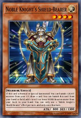 Noble Knight's Shield-Bearer Yu-Gi-Oh card