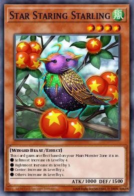 Star Staring Starling Yu-Gi-Oh card