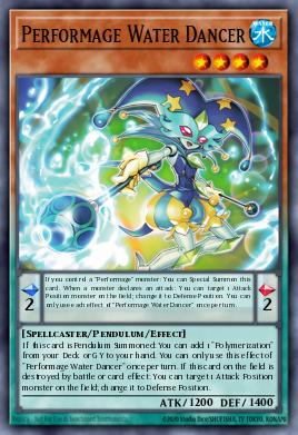Performage Water Dancer Yu-Gi-Oh card