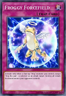 Froggy Forcefield Yu-Gi-Oh card
