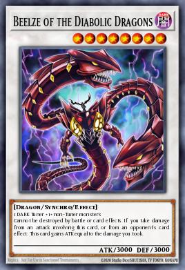 Beelze of the Diabolic Dragons Yu-Gi-Oh card