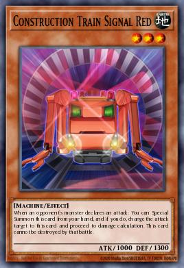 Construction Train Signal Red Yu-Gi-Oh card
