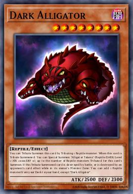 Dark Alligator Yu-Gi-Oh card