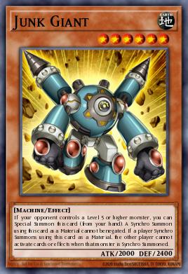 Junk Giant Yu-Gi-Oh card