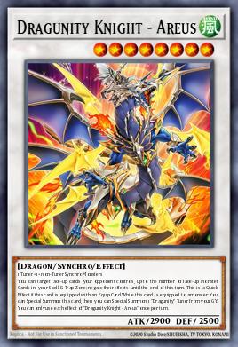 Dragunity Knight - Areus Yu-Gi-Oh card