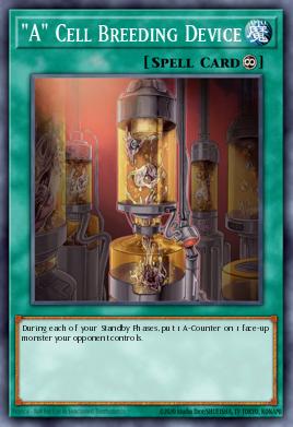 "A" Cell Breeding Device Yu-Gi-Oh card