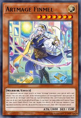 Artmage Finmel Yu-Gi-Oh card