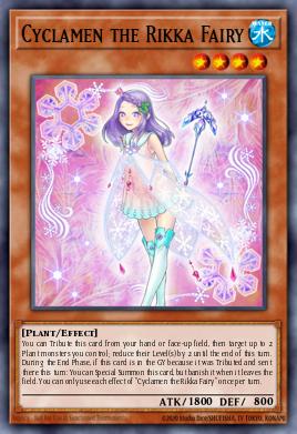 Cyclamen the Rikka Fairy Yu-Gi-Oh card