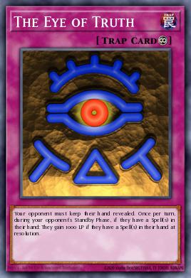 The Eye of Truth Yu-Gi-Oh card