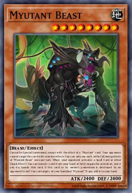 Myutant Beast Yu-Gi-Oh card