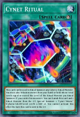 Cynet Ritual Yu-Gi-Oh card