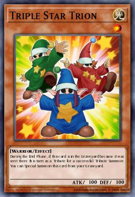 Triple Star Trion Yu-Gi-Oh card