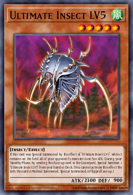 Ultimate Insect LV5 Yu-Gi-Oh card