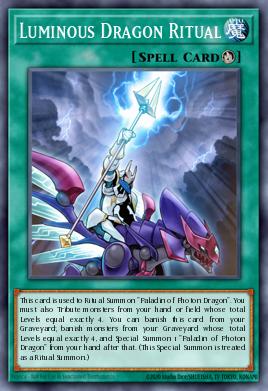 Luminous Dragon Ritual Yu-Gi-Oh card