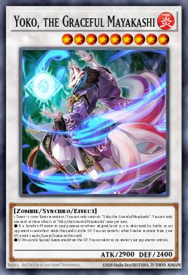 Yoko, the Graceful Mayakashi Yu-Gi-Oh card