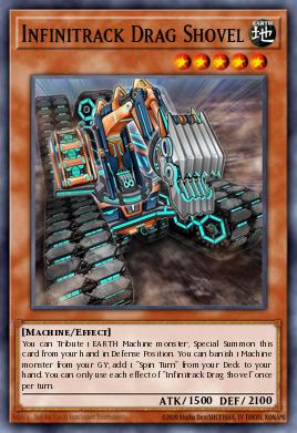 Infinitrack Drag Shovel Yu-Gi-Oh card