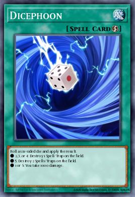 Dicephoon Yu-Gi-Oh card
