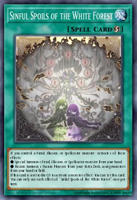 Sinful Spoils of the White Forest Yu-Gi-Oh card