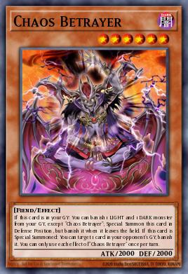 Chaos Betrayer Yu-Gi-Oh card