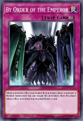 By Order of the Emperor Yu-Gi-Oh card