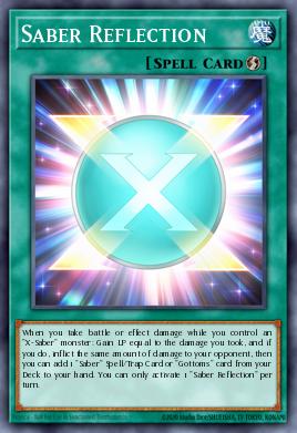 Saber Reflection Yu-Gi-Oh card