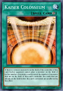 Kaiser Colosseum Yu-Gi-Oh card