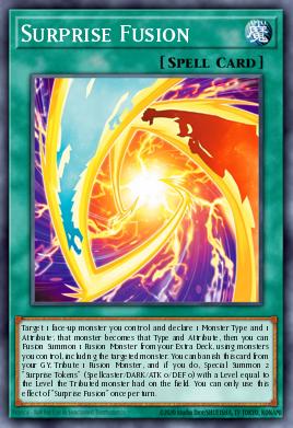 Surprise Fusion Yu-Gi-Oh card
