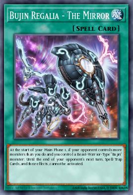 Bujin Regalia - The Mirror Yu-Gi-Oh card