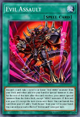 Evil Assault Yu-Gi-Oh card
