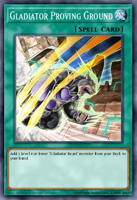 Gladiator Proving Ground Yu-Gi-Oh card