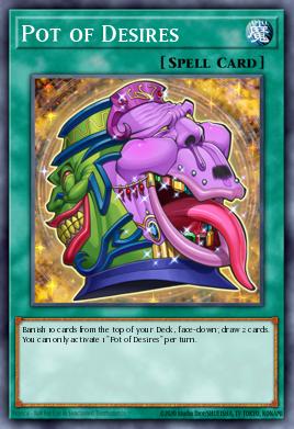 Pot of Desires Yu-Gi-Oh card