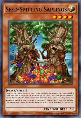 Seed-Spitting Saplings Yu-Gi-Oh card