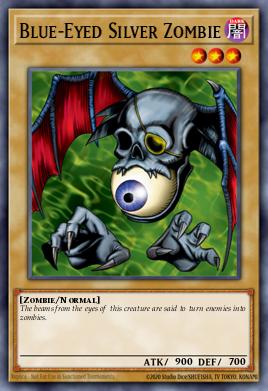 Blue-Eyed Silver Zombie Yu-Gi-Oh card