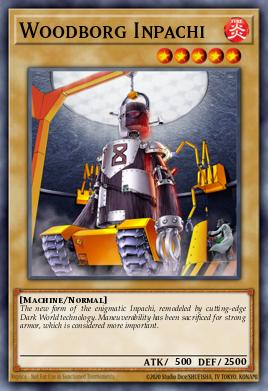 Woodborg Inpachi Yu-Gi-Oh card