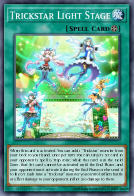 Trickstar Light Stage Yu-Gi-Oh card
