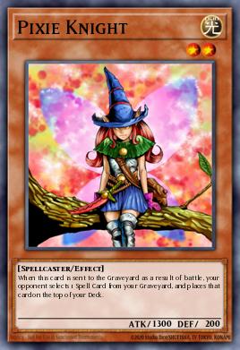 Pixie Knight Yu-Gi-Oh card