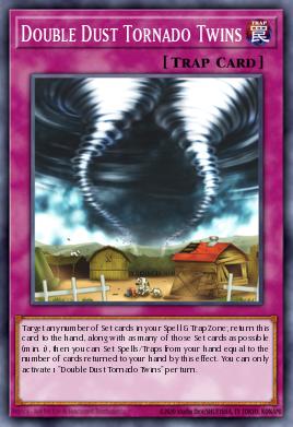 Double Dust Tornado Twins Yu-Gi-Oh card