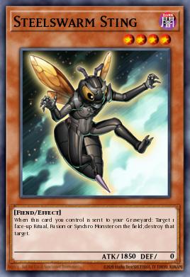 Steelswarm Sting Yu-Gi-Oh card