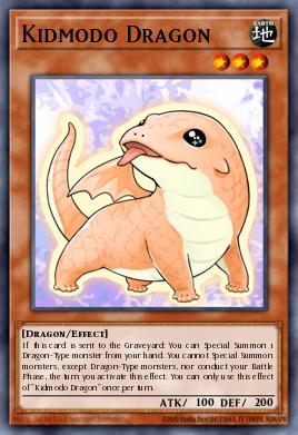 Kidmodo Dragon Yu-Gi-Oh card