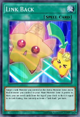 Link Back Yu-Gi-Oh card