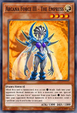 Arcana Force III - The Empress Yu-Gi-Oh card
