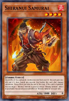 Shiranui Samurai Yu-Gi-Oh card