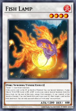 Fish Lamp Yu-Gi-Oh card
