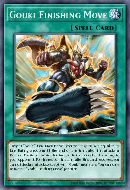 Gouki Finishing Move Yu-Gi-Oh card