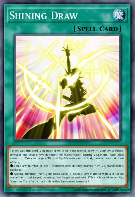 Shining Draw Yu-Gi-Oh card