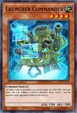 Launcher Commander Yu-Gi-Oh card