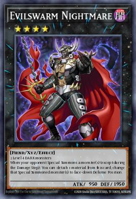 Evilswarm Nightmare Yu-Gi-Oh card