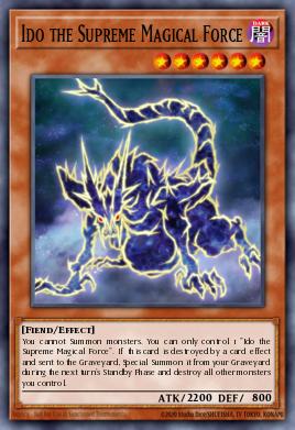 Ido the Supreme Magical Force Yu-Gi-Oh card