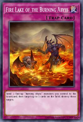 Fire Lake of the Burning Abyss Yu-Gi-Oh card