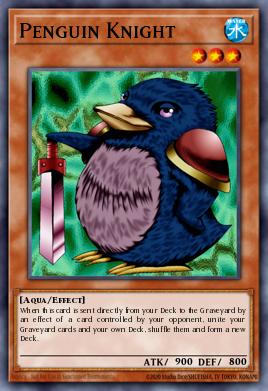 Penguin Knight Yu-Gi-Oh card